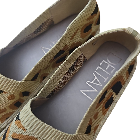 Deltan Hensley Espadrilles Womens Size 9 M Leopard Print Flyknit Slip on Flats - Picture 4 of 5